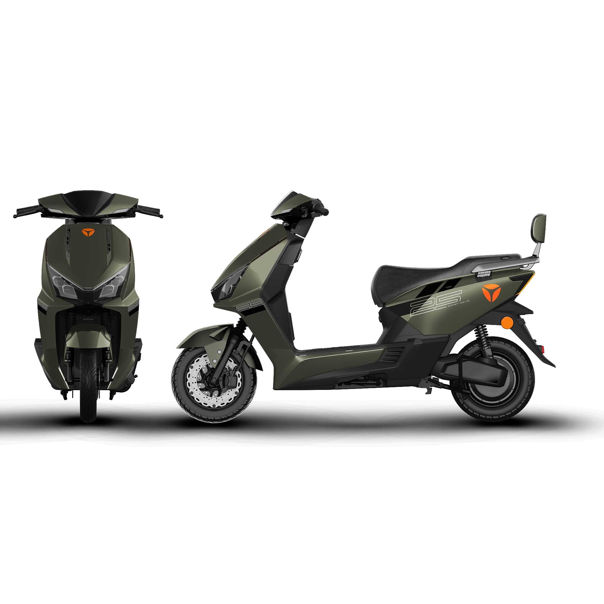 YADEA GT-25 elektromos robogó (72V 23Ah grafén, 45km/h, 2200W, 105N·m, 116kg)