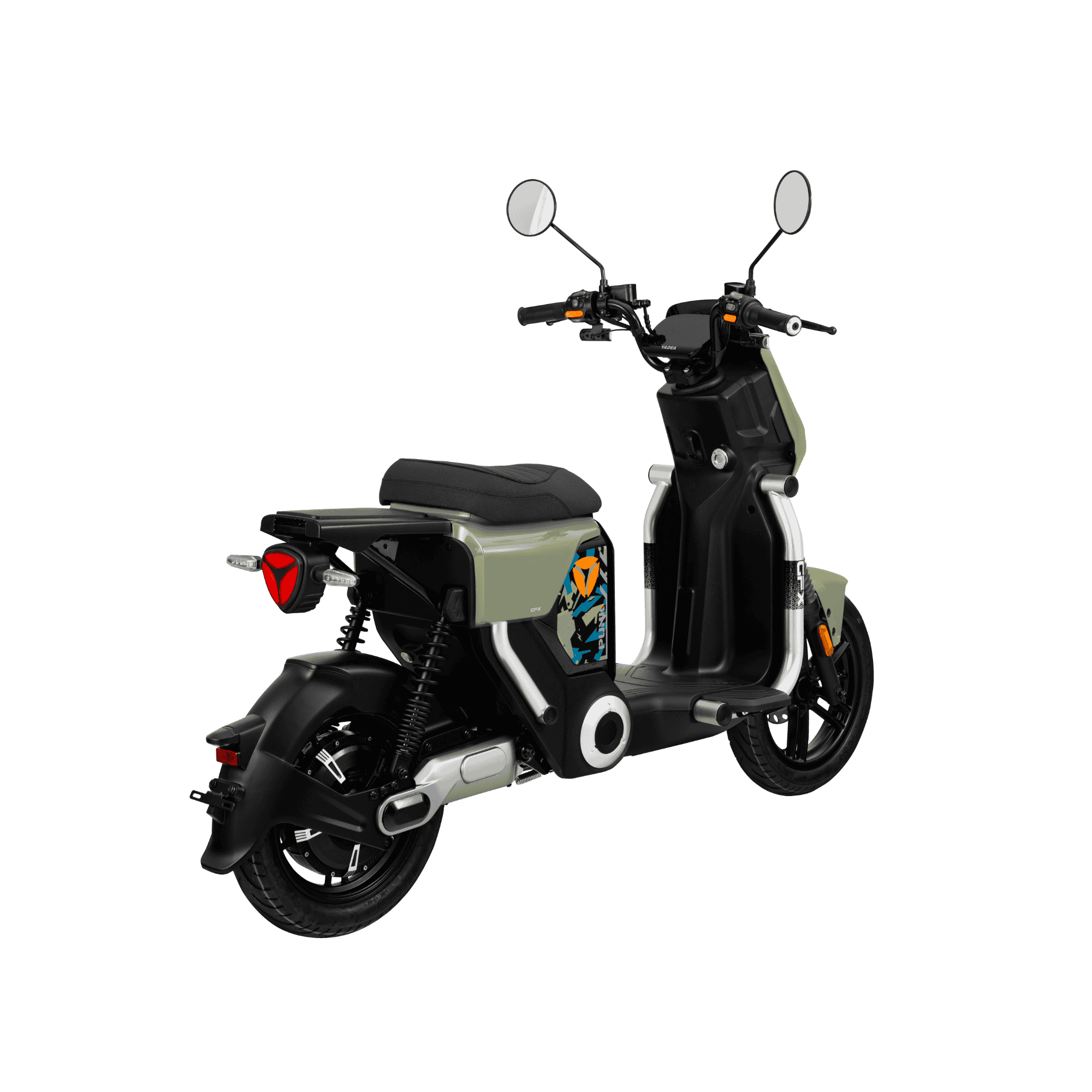 YADEA GFX elektromos robogó (48V 24Ah lítium, 45km/h, 1200W, 90N·m, 54kg)