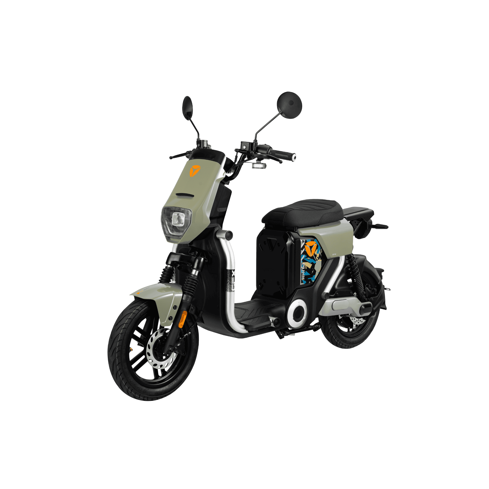 YADEA GFX elektromos robogó (48V 24Ah lítium, 45km/h, 1200W, 90N·m, 54kg)